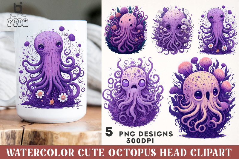 watercolor-cute-octopus-head-clipart-octopus-mug-png-design