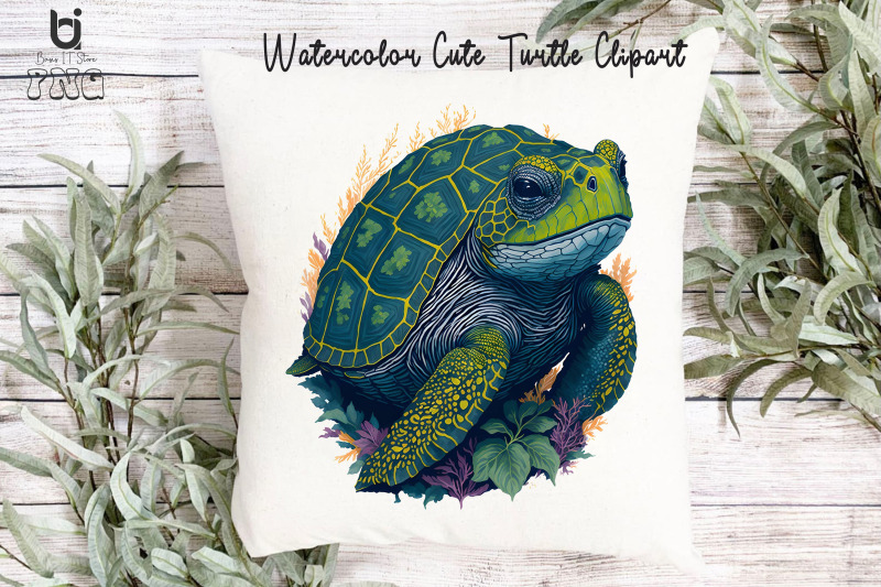 watercolor-cute-turtle-clipart-turtle-mug-sublimation-png