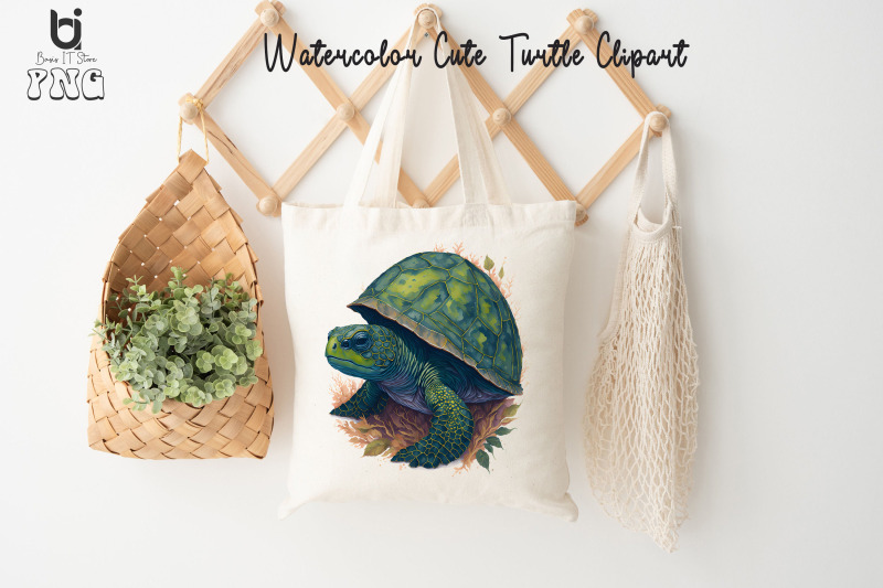 watercolor-cute-turtle-clipart-turtle-mug-sublimation-png