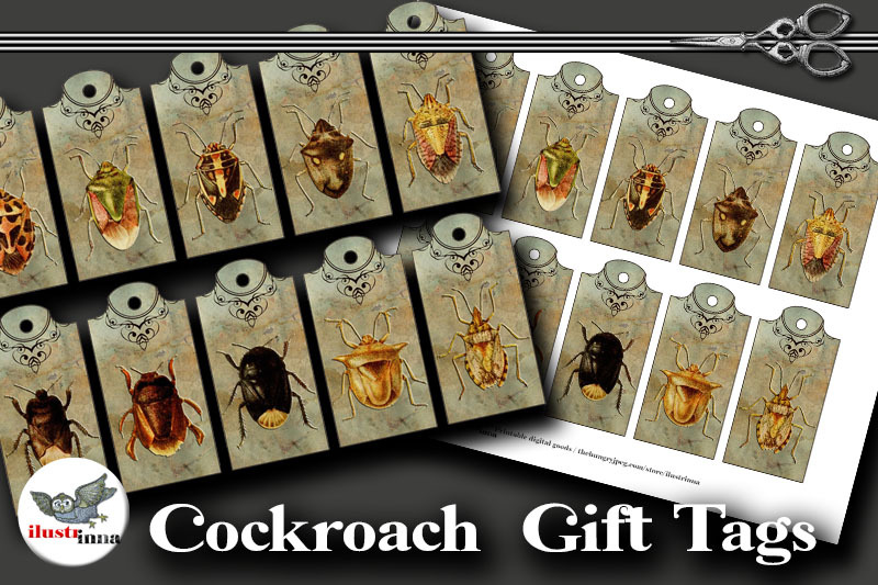 halloween-cockroach-gift-tags