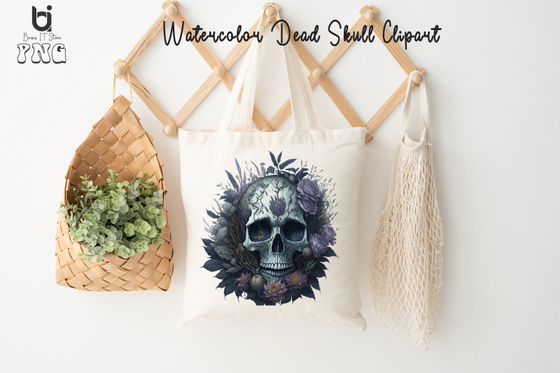 watercolor-dead-skull-clipart-halloween-mug-design