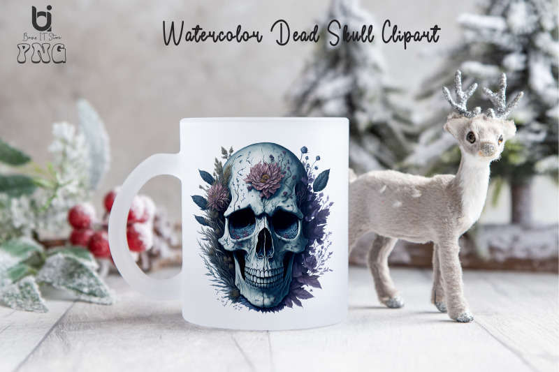 watercolor-dead-skull-clipart-halloween-mug-design