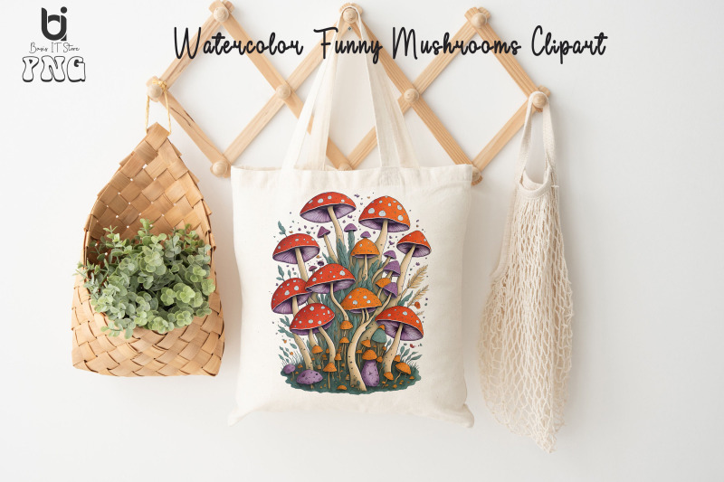 watercolor-funny-mushrooms-clipart-mug-sublimation-design