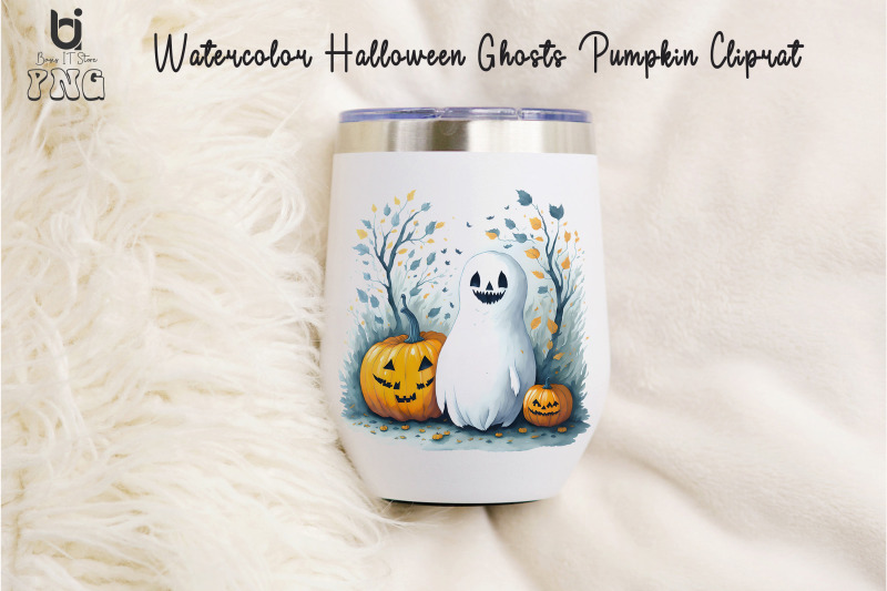 watercolor-halloween-ghosts-pumpkin-cliprat-mug-sublimation