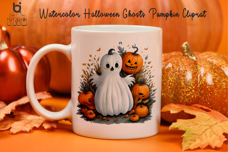 watercolor-halloween-ghosts-pumpkin-cliprat-mug-sublimation