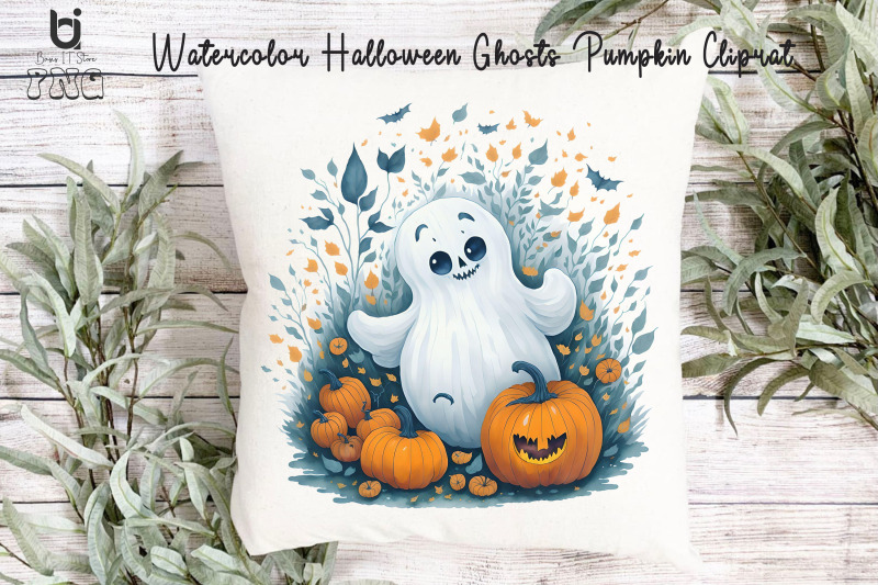 watercolor-halloween-ghosts-pumpkin-cliprat-mug-sublimation