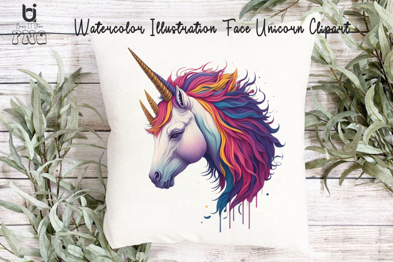 watercolor-illustration-face-unicorn-clipart-unicorn-design