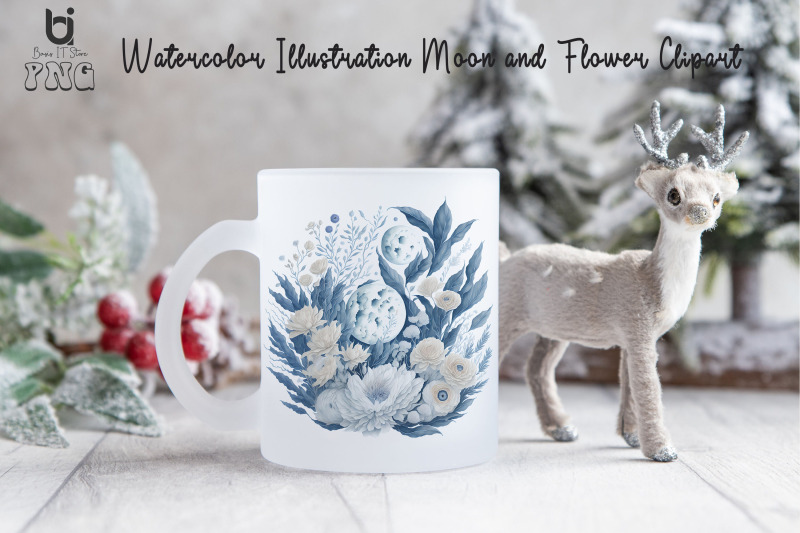 watercolor-illustration-moon-and-flower-clipart-mug-design