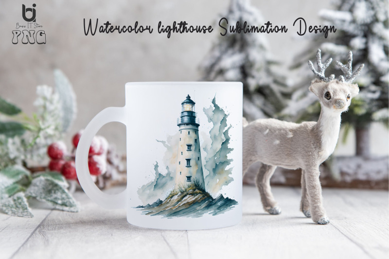 watercolor-lighthouse-sublimation-design-mug-png-design