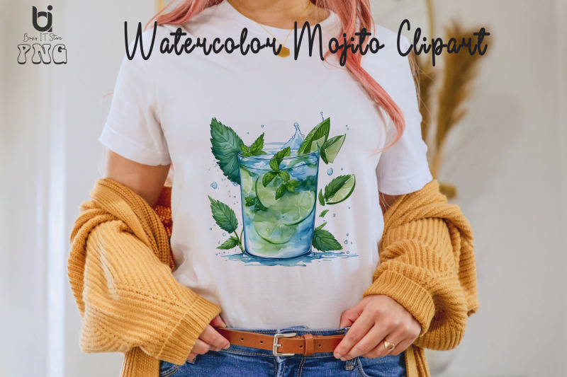 watercolor-mojito-clipart-mug-sublimation-png-design