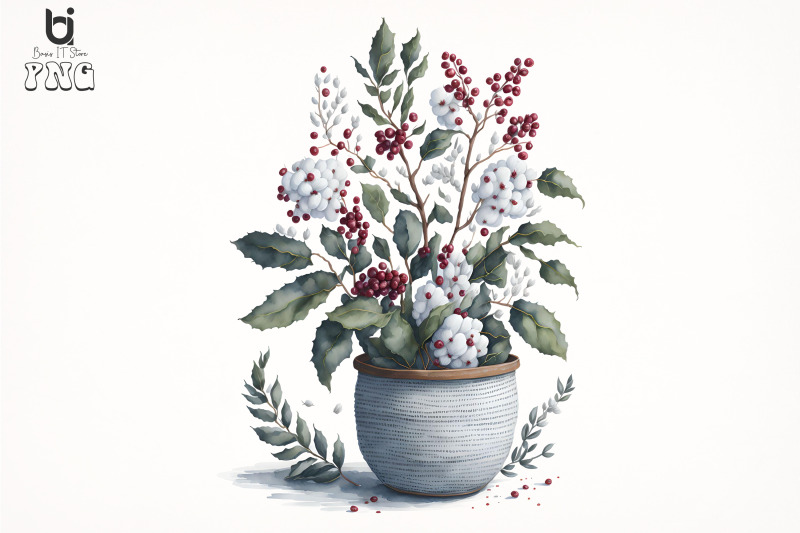 watercolor-new-year-christmas-knitted-planter-clipart