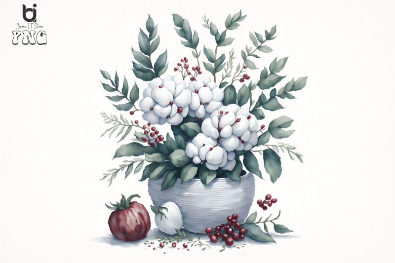 watercolor-new-year-christmas-knitted-planter-clipart