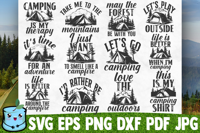 camping-tent-svg-bundle