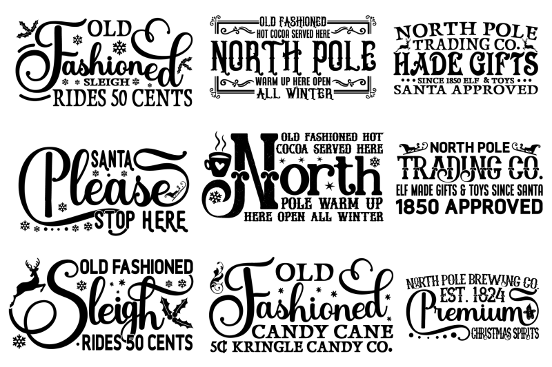 vintage-christmas-sign-svg-bundle