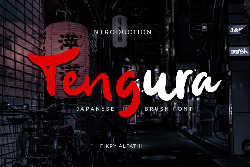 tengura-japanese-font