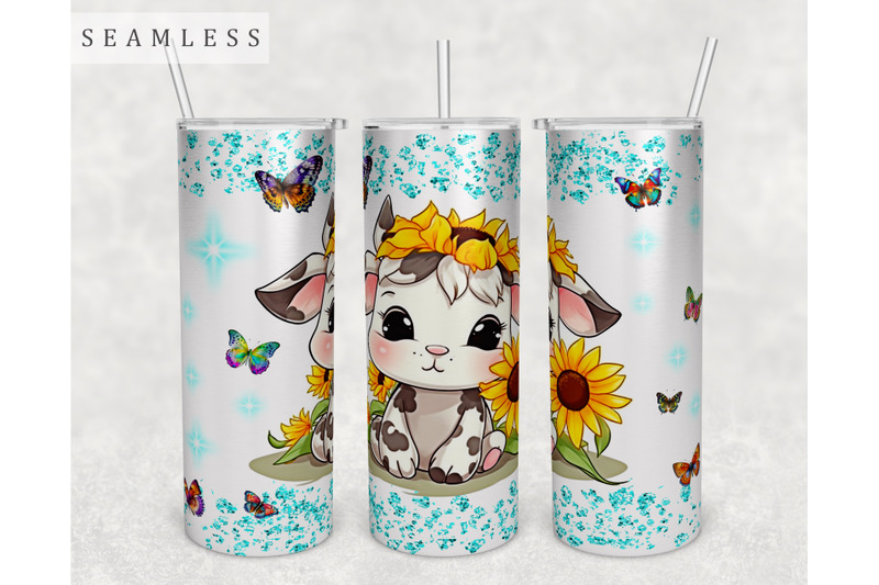 cute-calf-tumbler-wrap-20oz-skinny-tumbler-sublimation-design-png