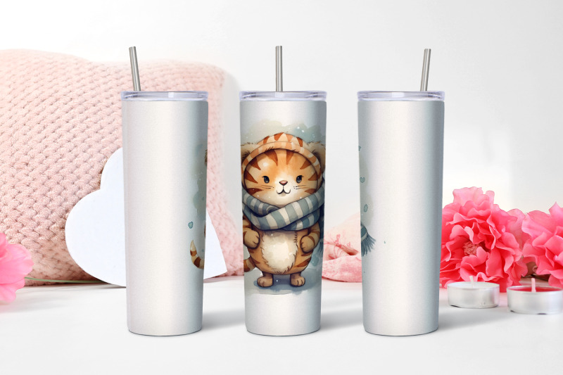 watercolor-cute-tiger-tumbler-wrap-20-oz