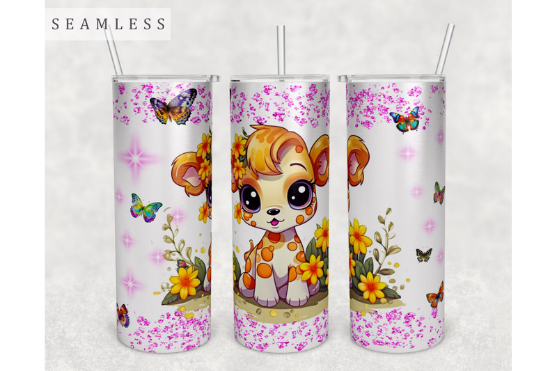 little-giraffe-tumbler-wrap-20oz-skinny-tumbler-sublimation-design