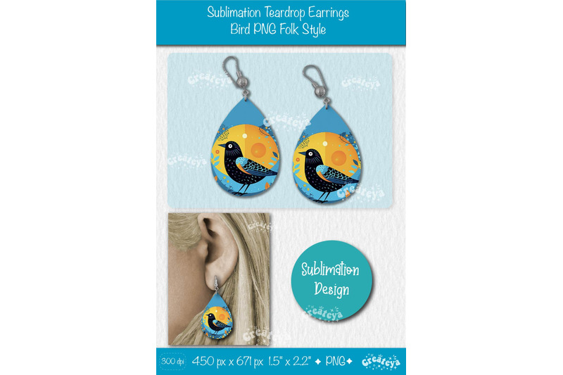 bird-earring-sublimation-teardrop-earring-template-bird-sublimation-su