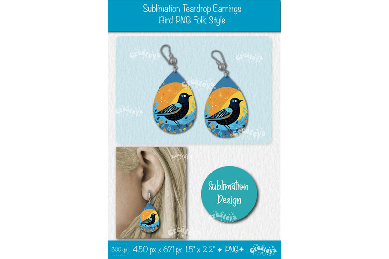 bird-earring-sublimation-teardrop-earring-template-bird-sublimation-su