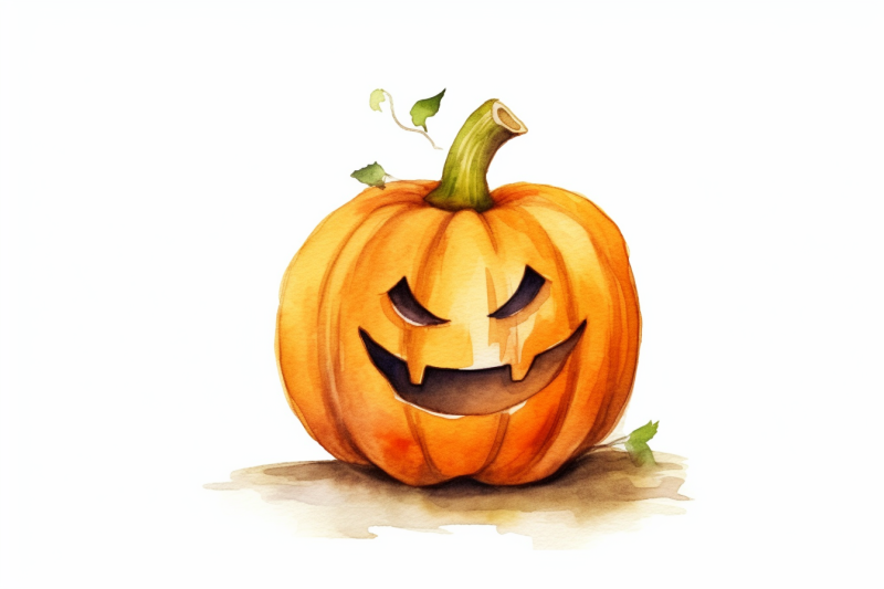 watercolor-halloween-pumpkin