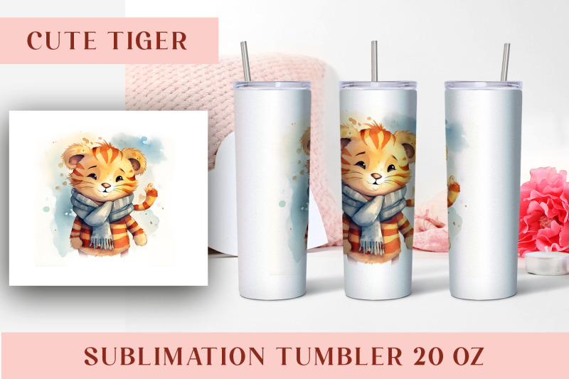 watercolor-cute-tiger-tumbler-wrap-20-oz