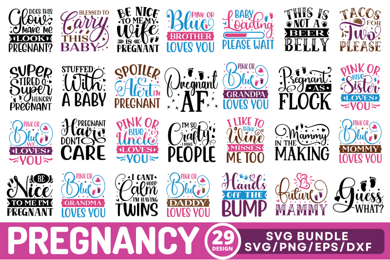 pregnancy-svg-bundle