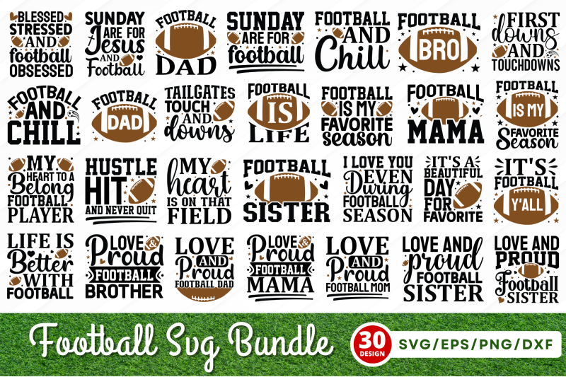 football-svg-bundle