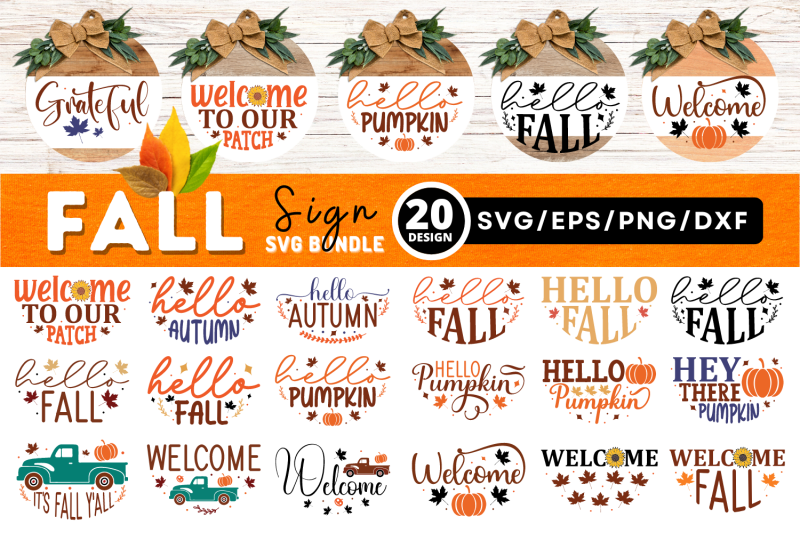 fall-round-signs-bundle