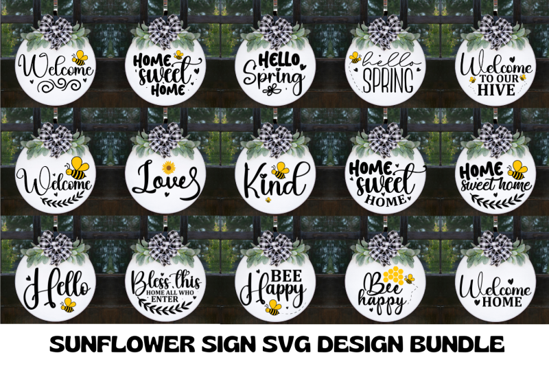 sunflower-door-signs-bundle