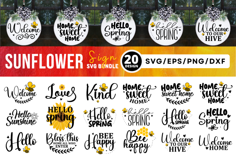 sunflower-door-signs-bundle