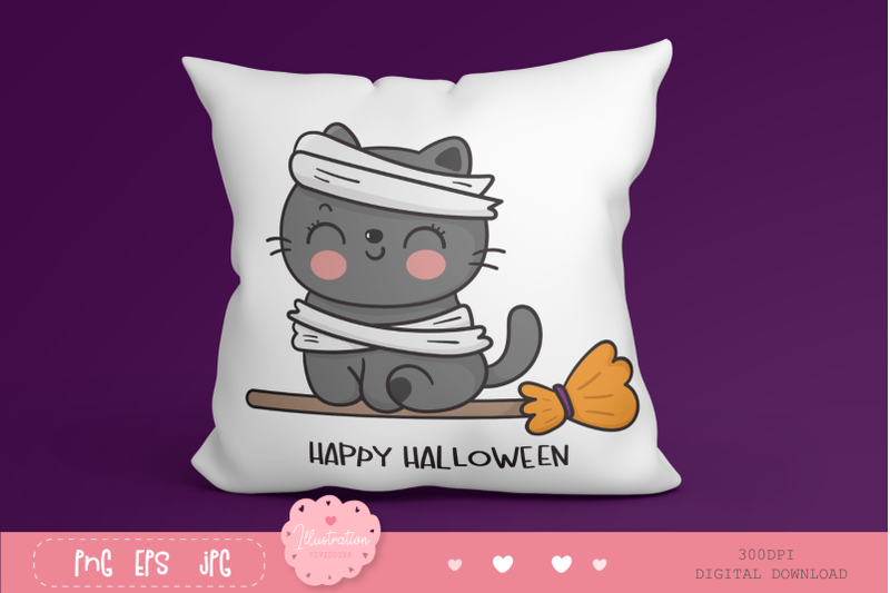 halloween-cat-kawaii-animal-baby-kitten-trick-or-treat