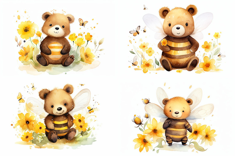 bear-in-bee-costume