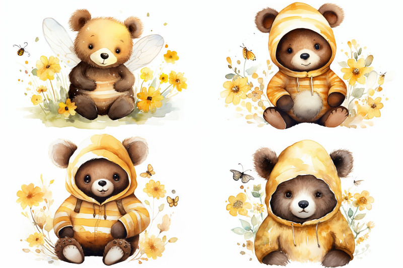 bear-in-bee-costume