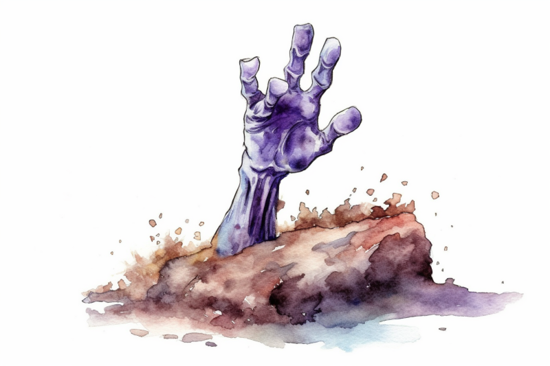 watercolor-halloween-zombie-hand