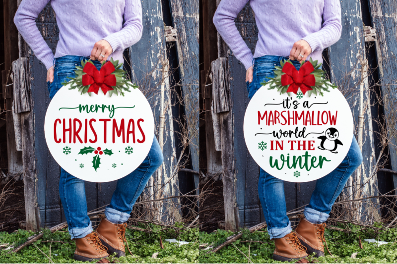 christmas-fun-round-sign-bundle