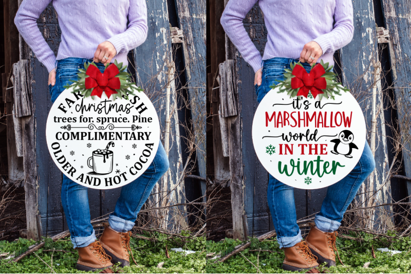 christmas-fun-round-sign-bundle