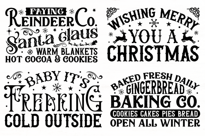 vintage-christmas-sign-bundle