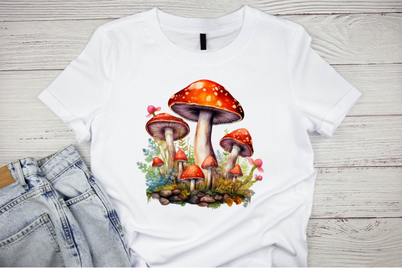 watercolor-mushrooms-clipart-sublimation