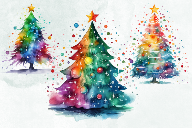 christmas-tree-watercolor-clipart