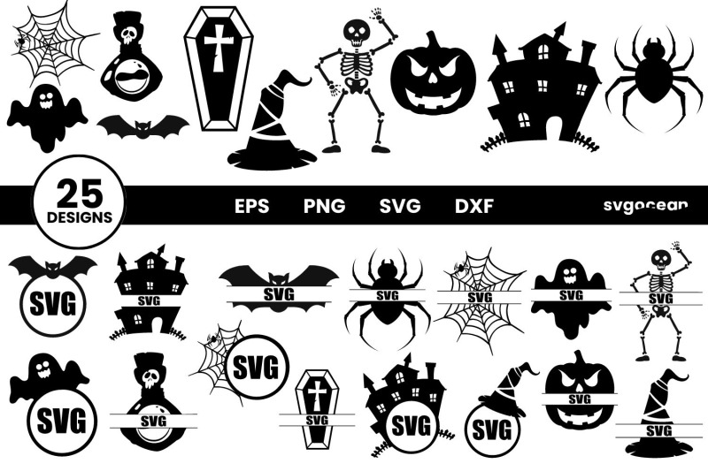 halloween-monogram-svg-bundle-halloween-cut-file-frame-svg
