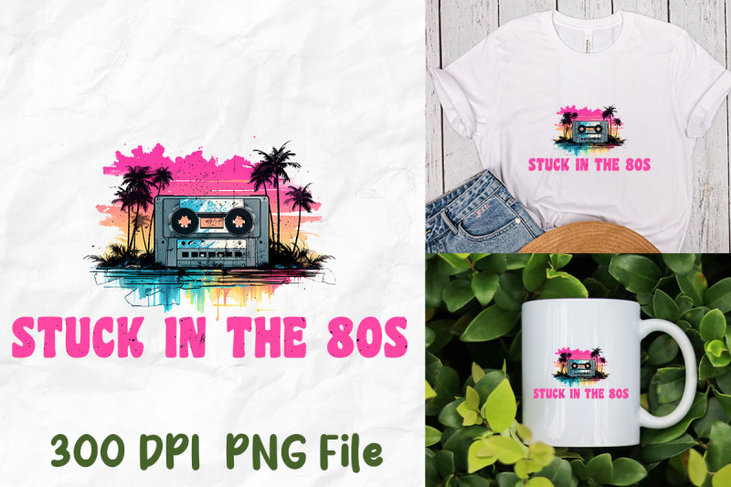 stuck-in-the-80s-cassette-palm-tree