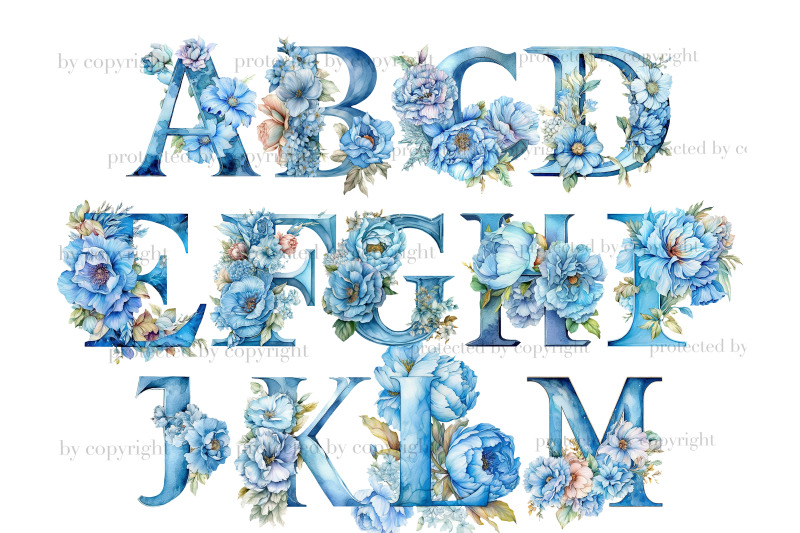 blue-flowers-alphabet-blue-baby-clipart