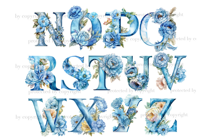 blue-flowers-alphabet-blue-baby-clipart