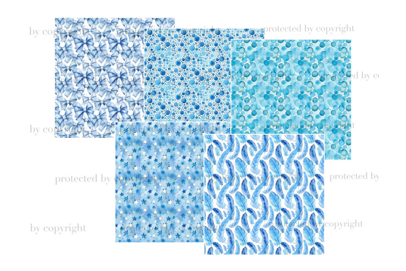 blue-baby-boy-digital-paper-baby-shower-pattern