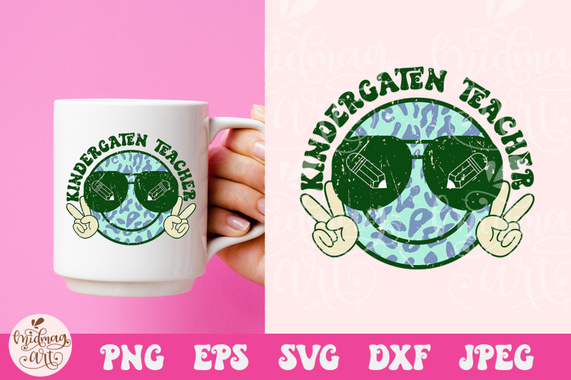 groovy-kindergarten-teacher-svg-teacher-sublimation