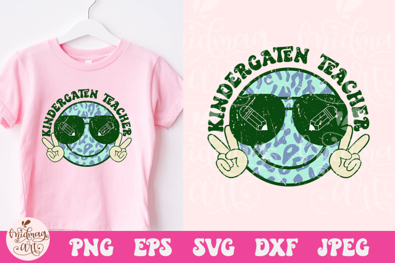 groovy-kindergarten-teacher-svg-teacher-sublimation