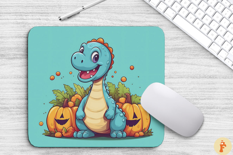 cute-dinosaur-in-halloween-mouse-pad