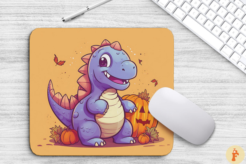 happy-dinosaur-in-halloween-mouse-pad