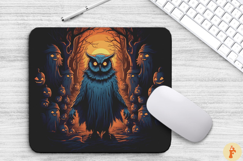 ominous-owl-on-halloween-night-mouse-pad